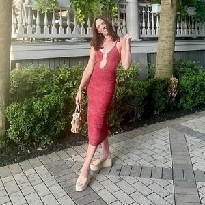 Zara Buckled Cutout Dress